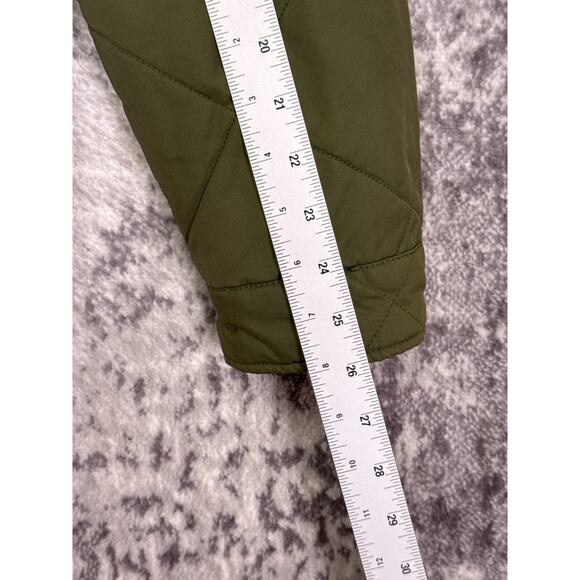 J Crew Jacket Large Mens Sussex Quilted Green Thermal Insulation - Picture 5 of 10